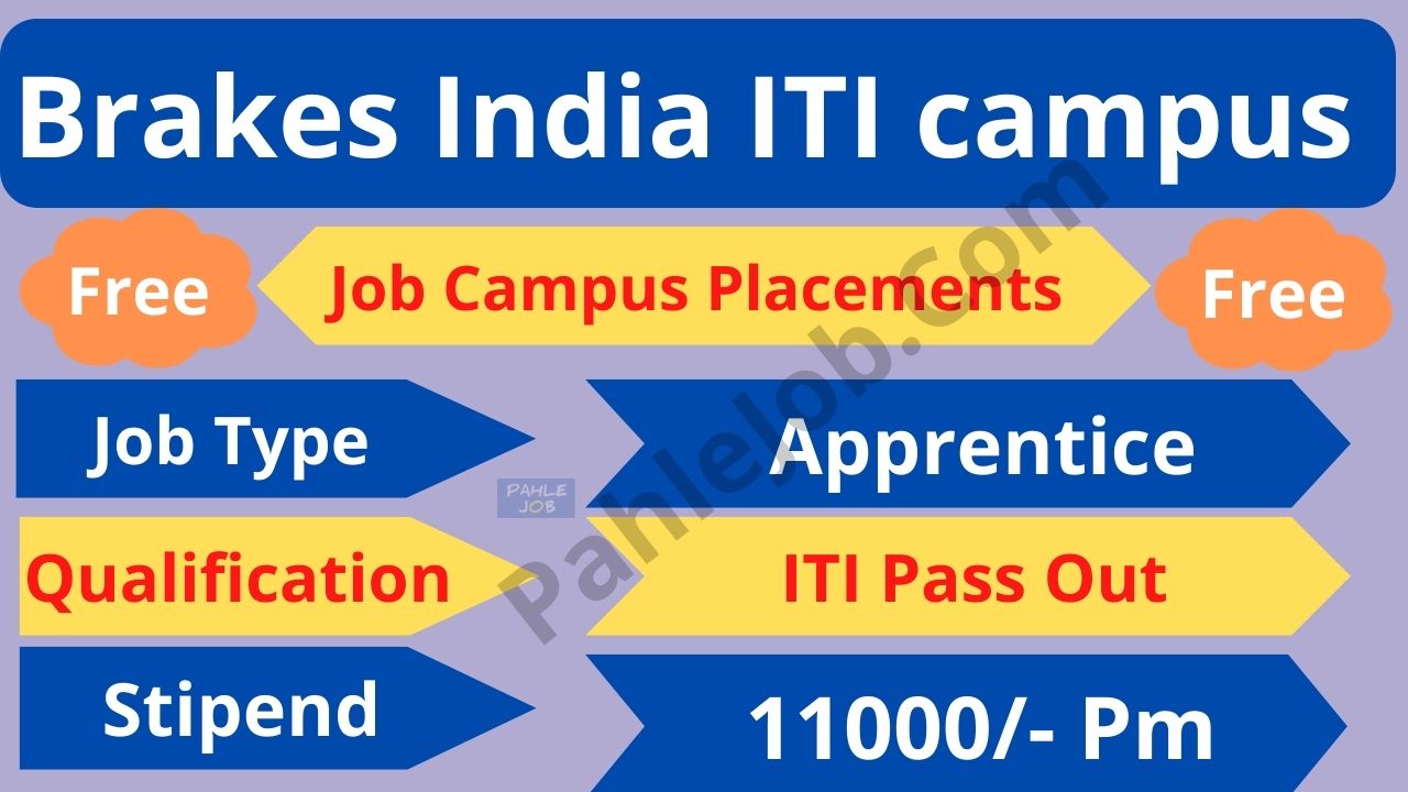 Brakes India Campus Placement 2022 Brakes India मे 75 पदों पर निकली
