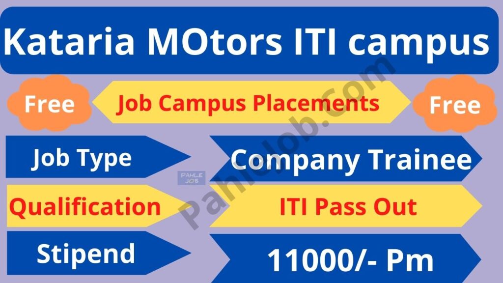 Kataria Motors ITI Campus Placement 2022