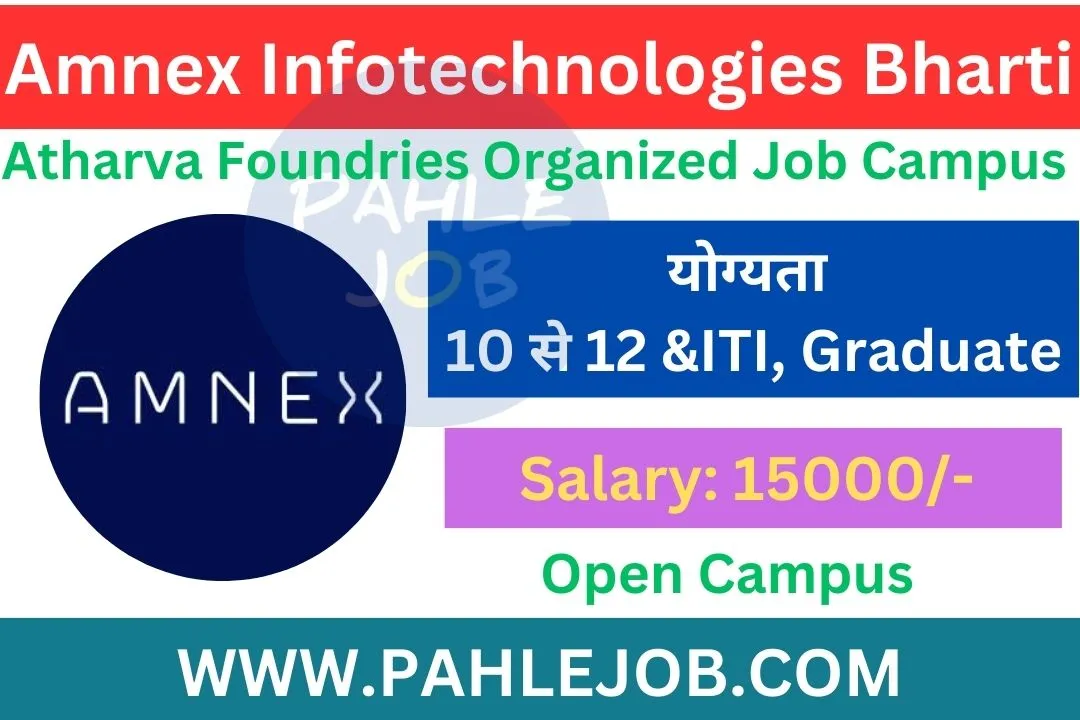 Amnex Infotechnologies Recruitment 2023
