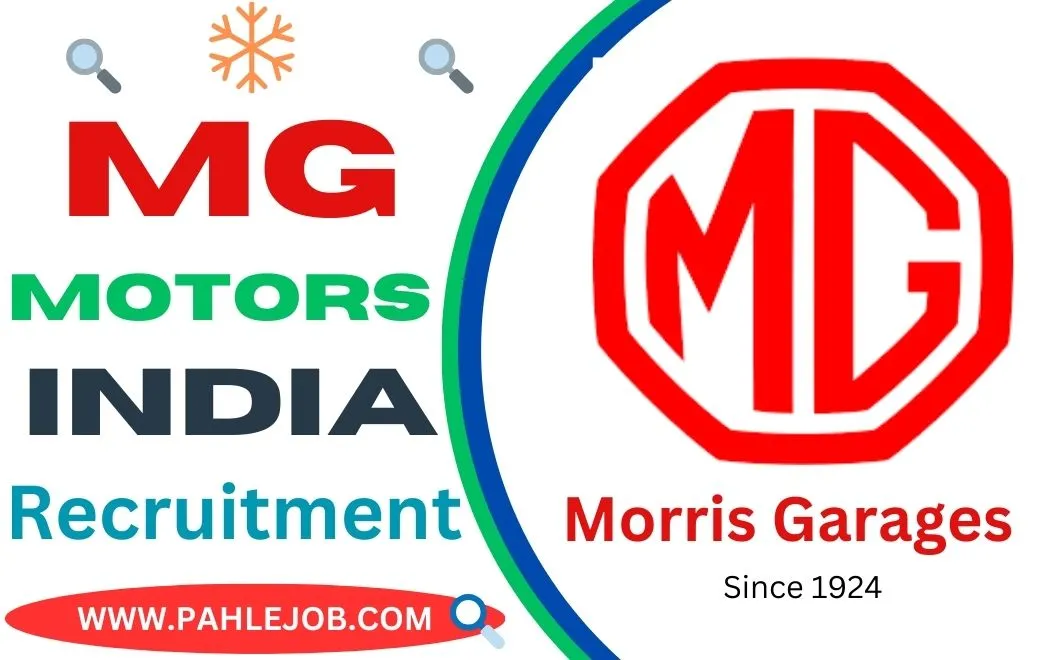 MG Motors Recruitment 2023
