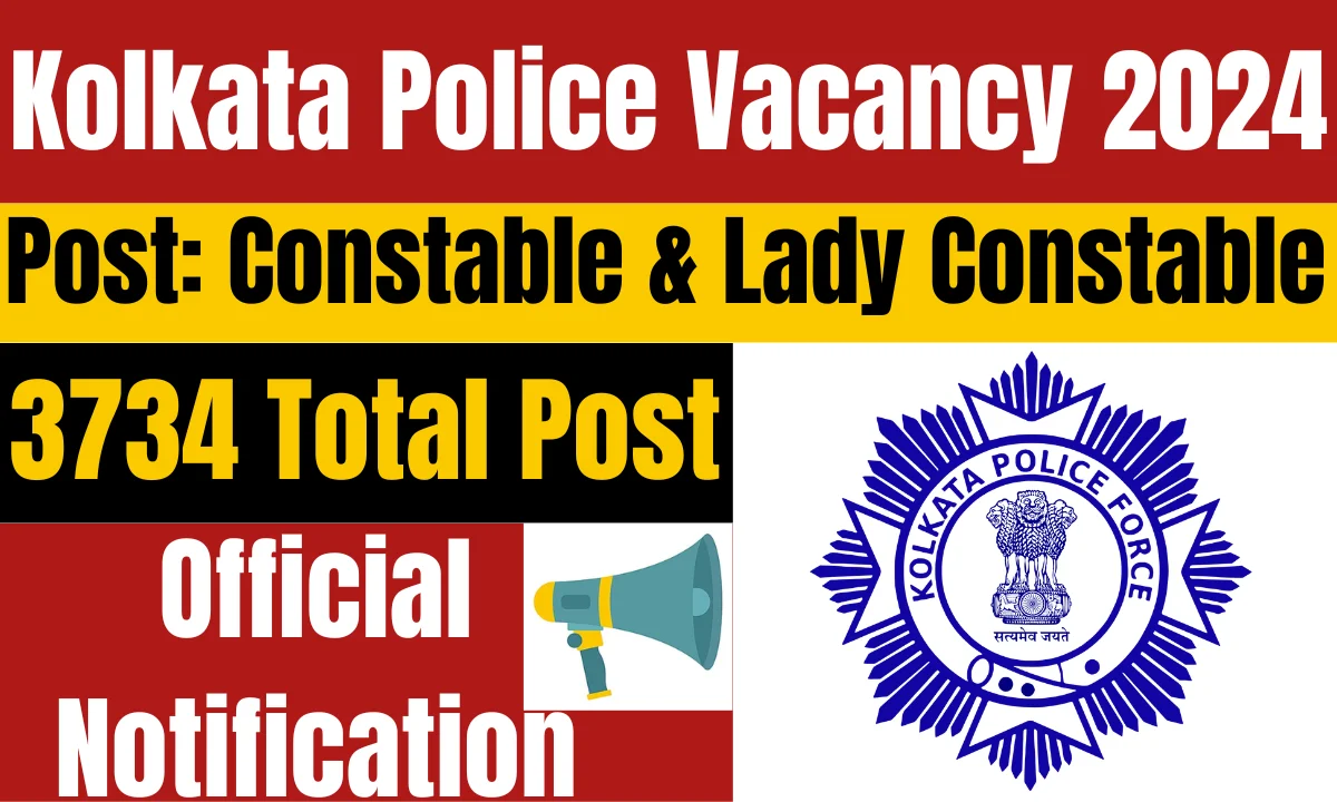kolkata police recruitment 2024