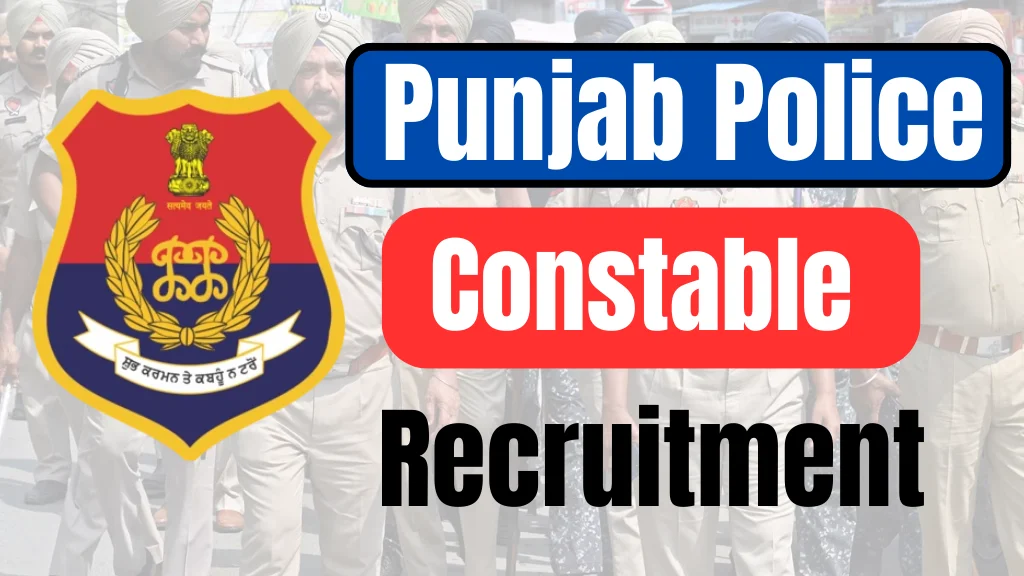 punjab police constable recruitment 2024