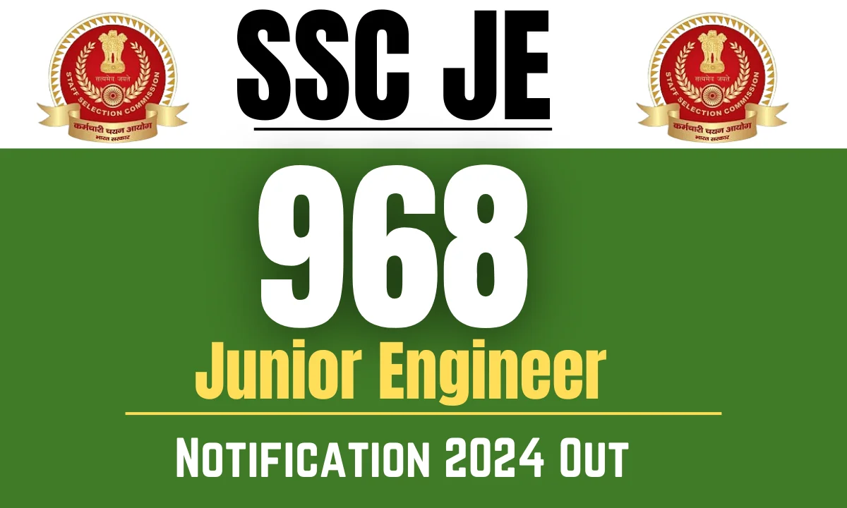 ssc je recruitment 2024