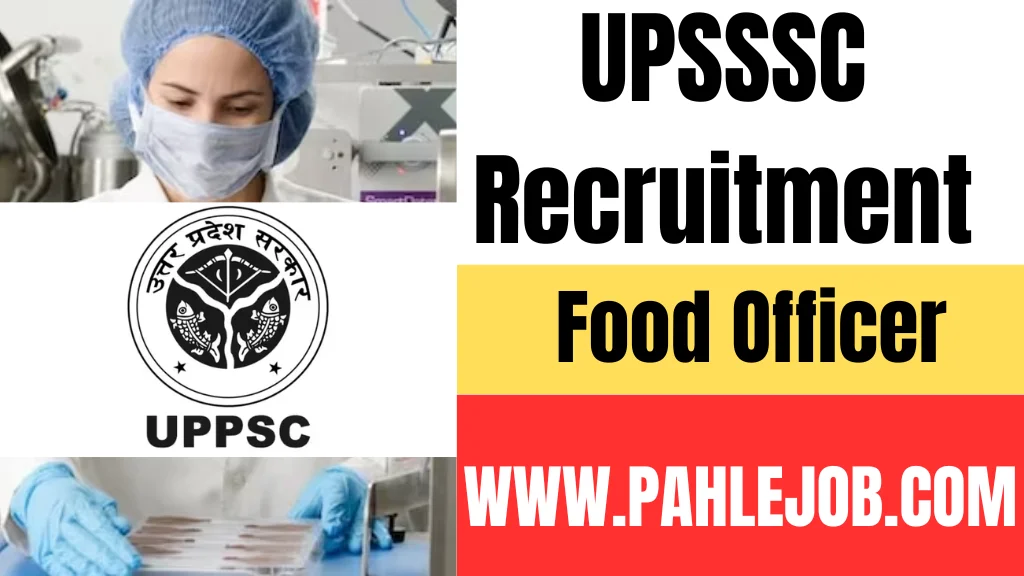 upsssc Junior Analyst Food Recruitment 2024