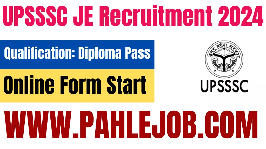 UPSSSC JE Civil Recruitment 2024